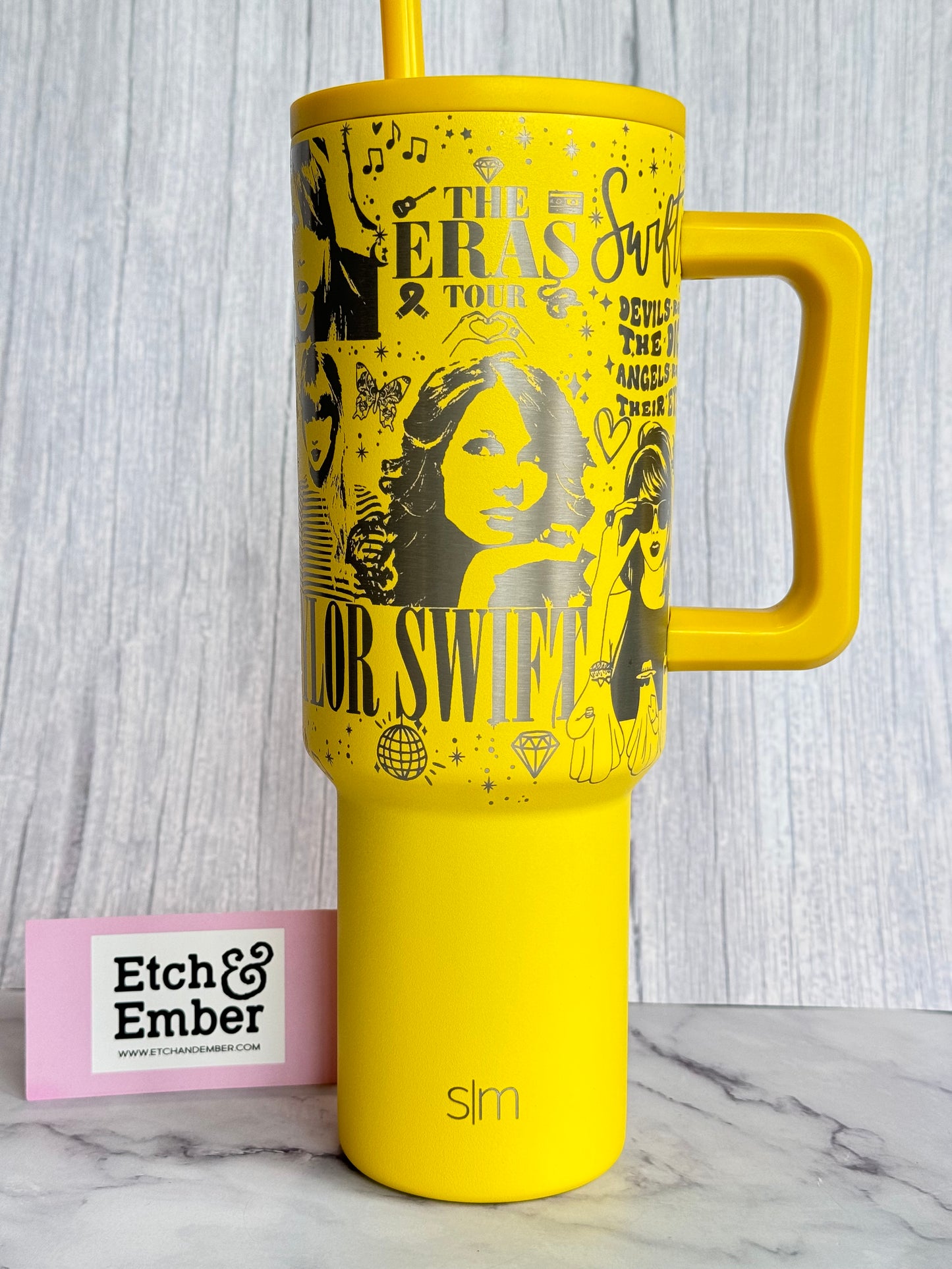 Swiftie Engraved Simple Modern 40oz- Ready to Ship- Sunshine