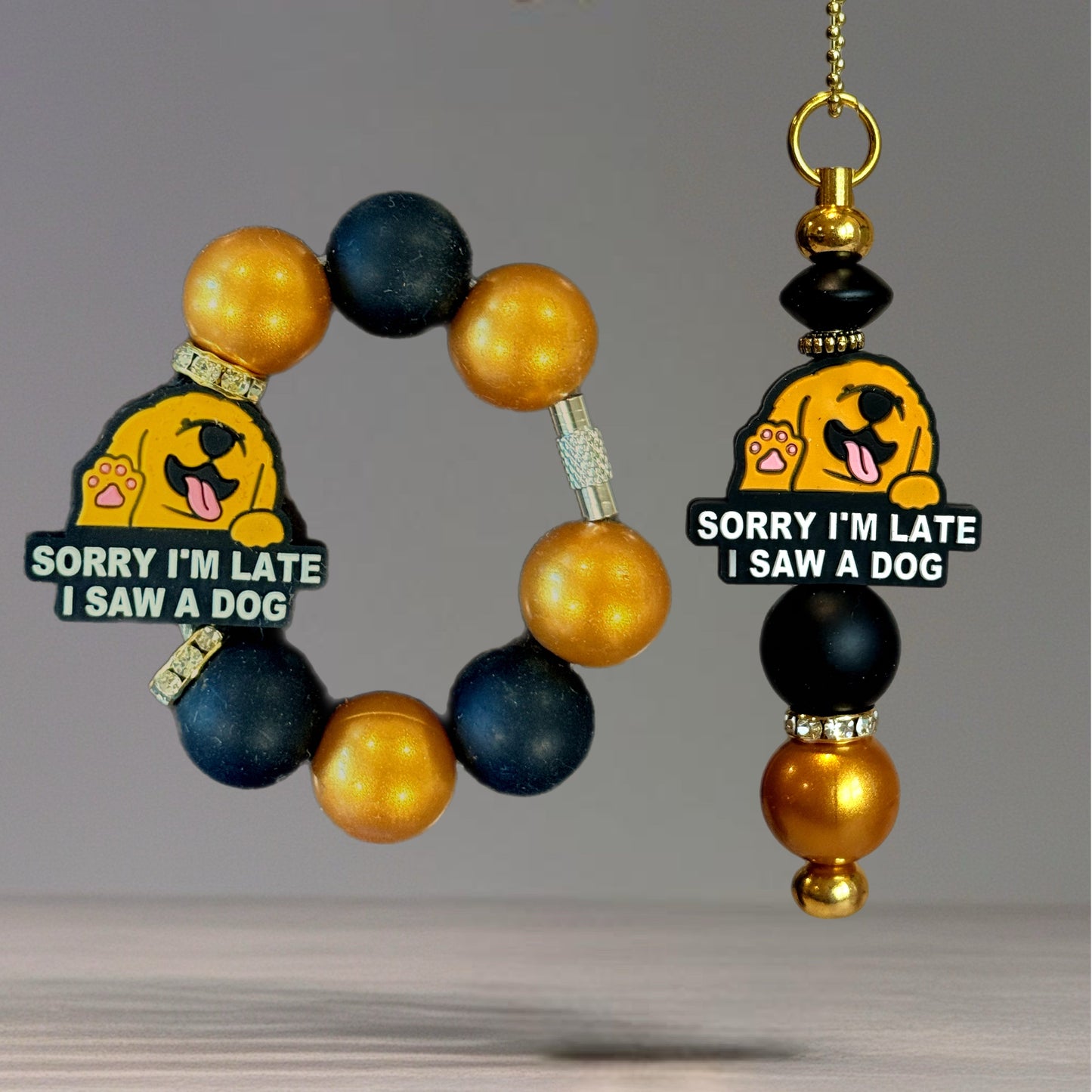 Dog Lover Bracelet - Tumbler Handle Charm