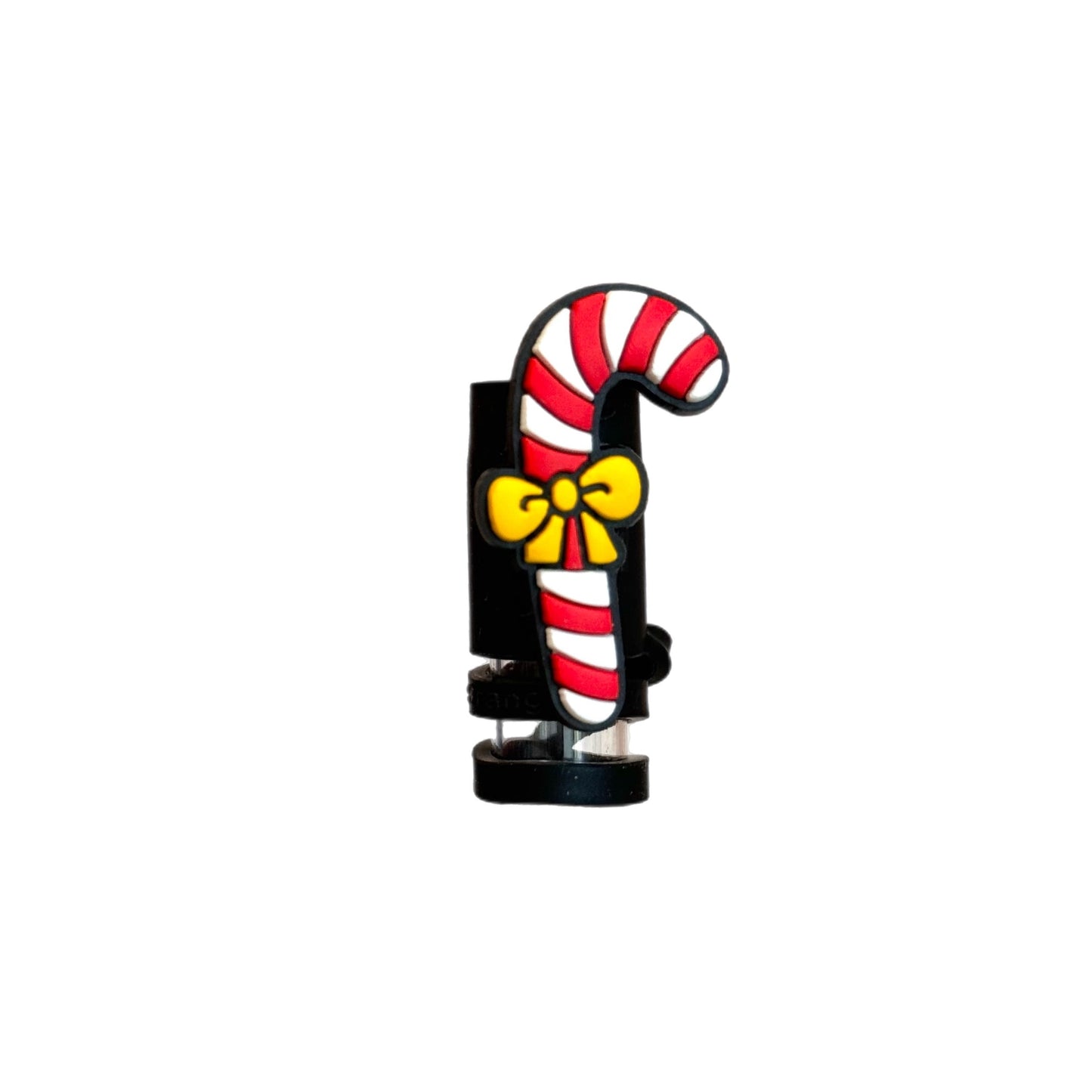 Candy Cane Straw Topper