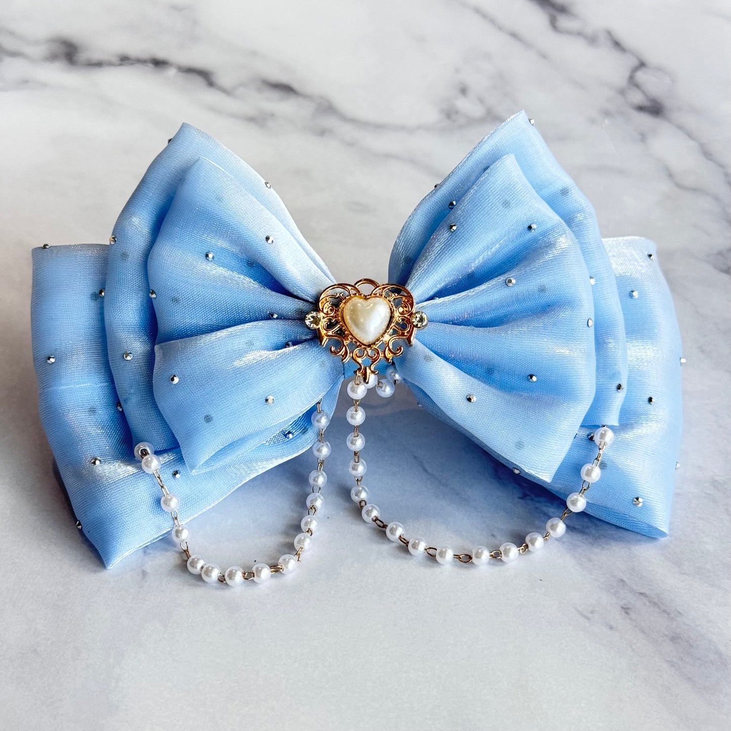 Cinderella Blue Tumbler Bow