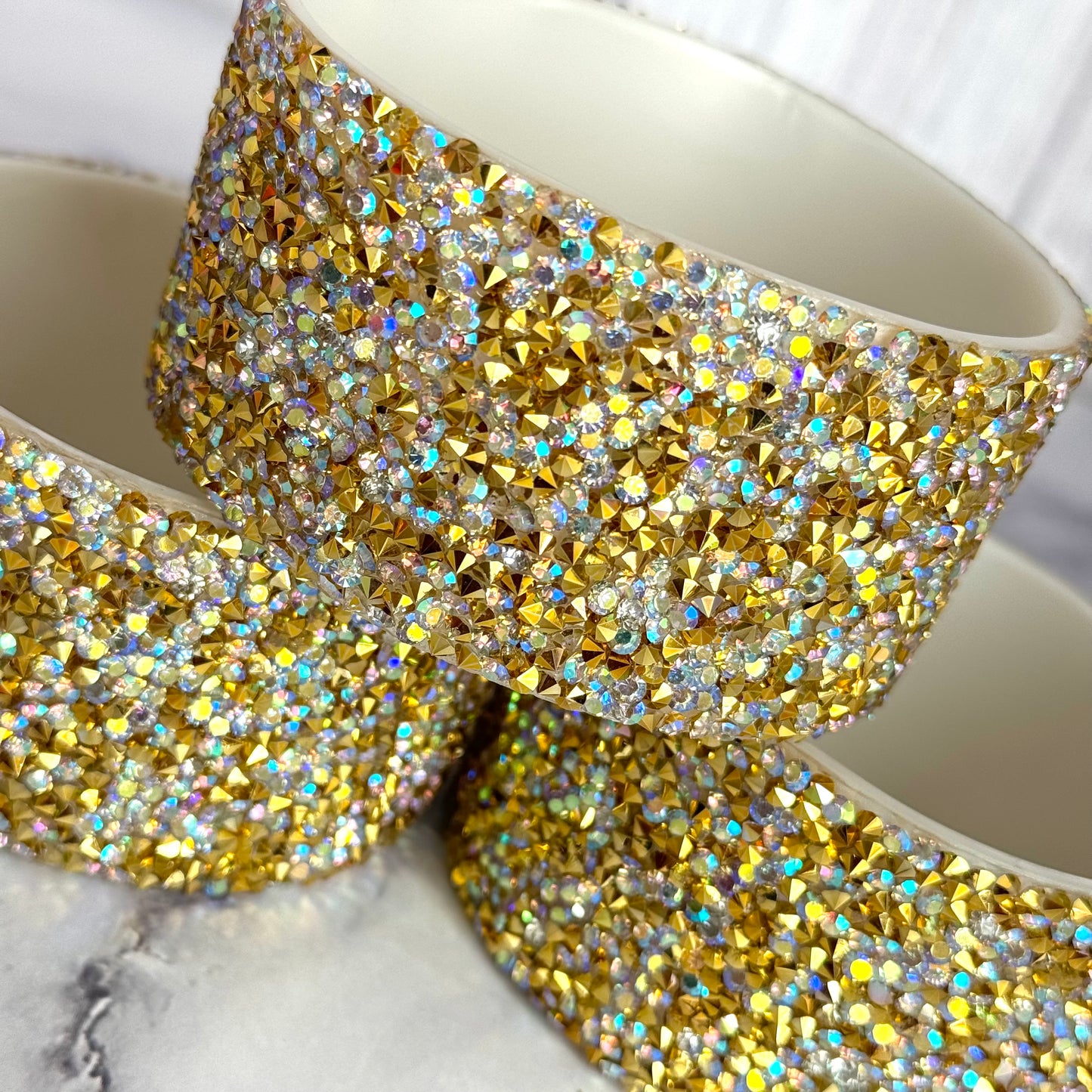 Ice Gold Druzy BLING Tumbler Boot -fits 40oz New!