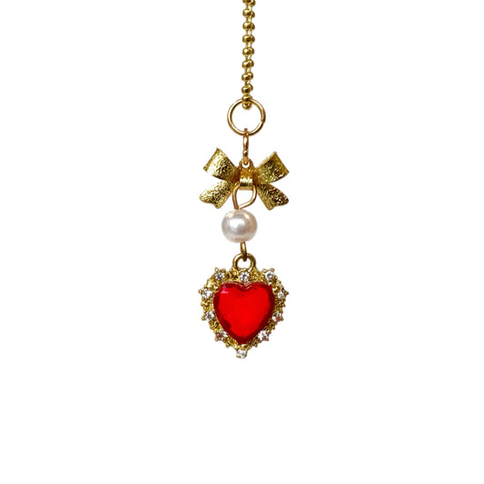 Vintage Valentine Charm - Tumbler Handle Charm