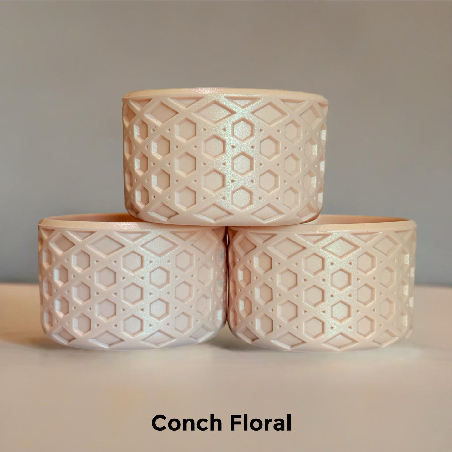 Conch Floral WAFFLE Tumbler Boot -fits 20-40oz