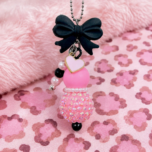 Pink after Dark Charm - Tumbler Handle Charm
