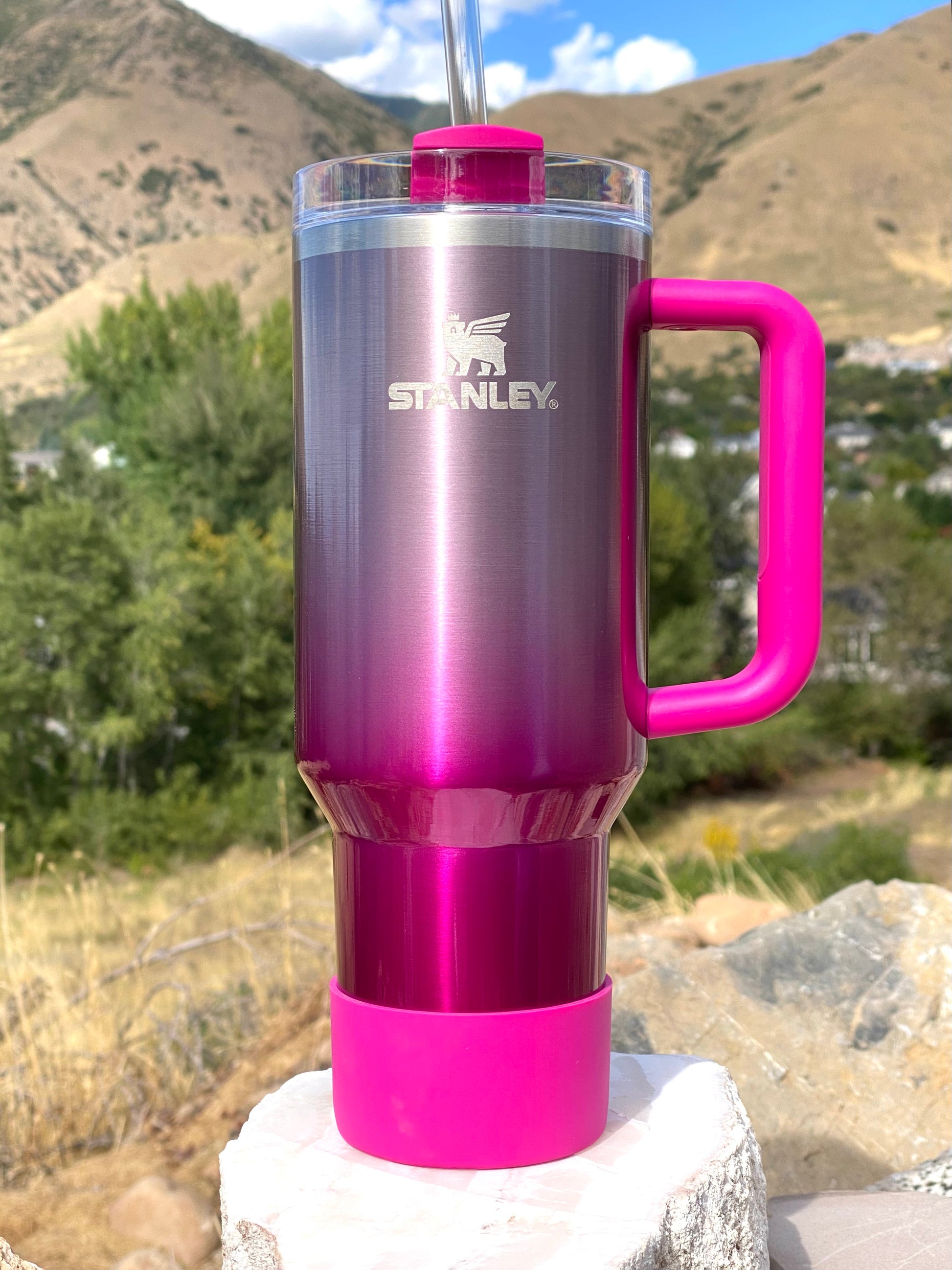 RAVISHING PINK Stanley Tumbler Boot -fits 20-40oz NEW! – Etch and