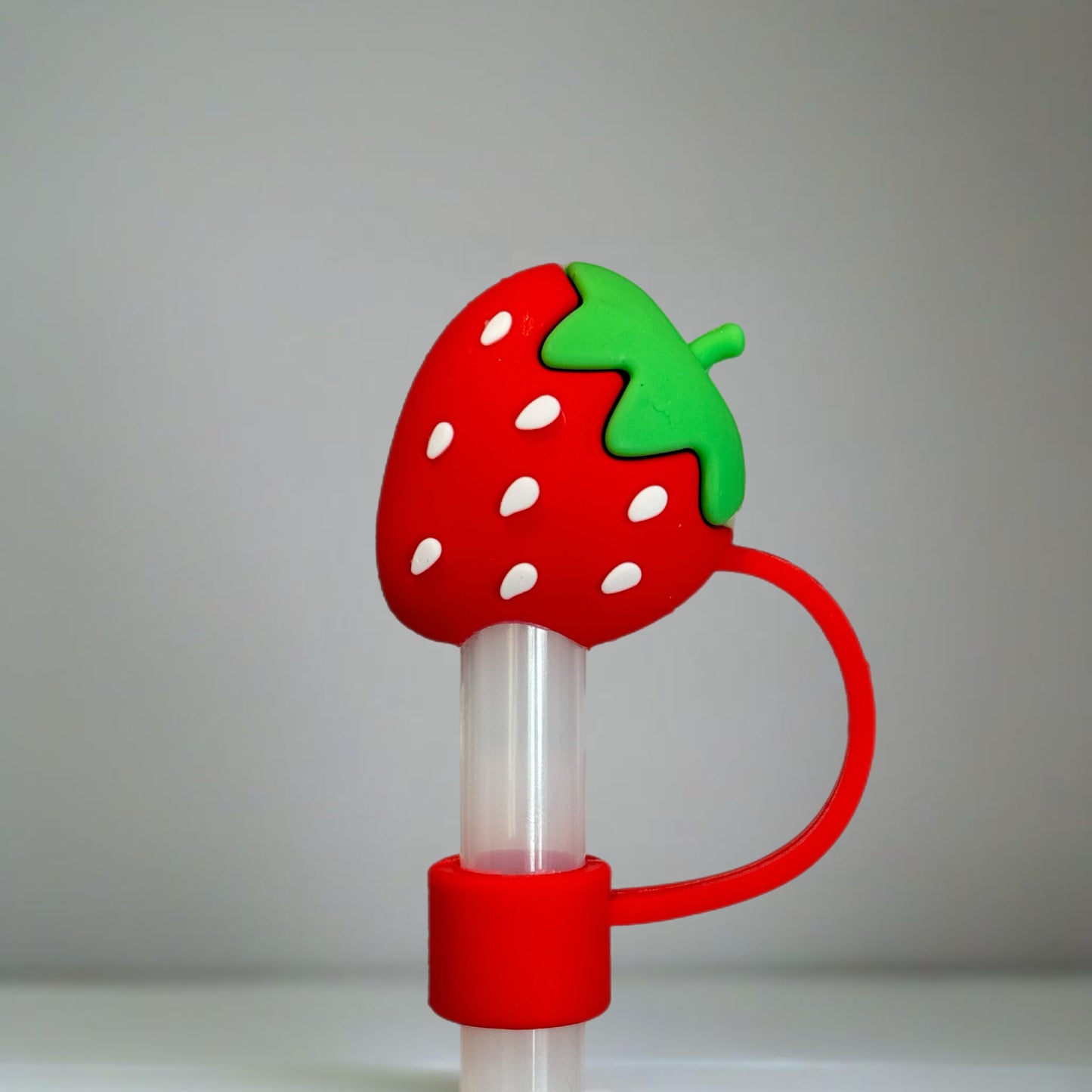 STRAWBERRY Straw Toppers