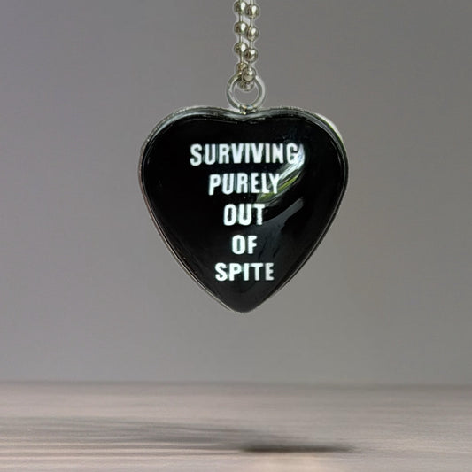 Surviving Purely Out of Spite Charm - Tumbler Handle Charm