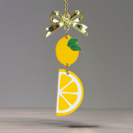 Sweet Lemon Charm - Tumbler Handle Charm