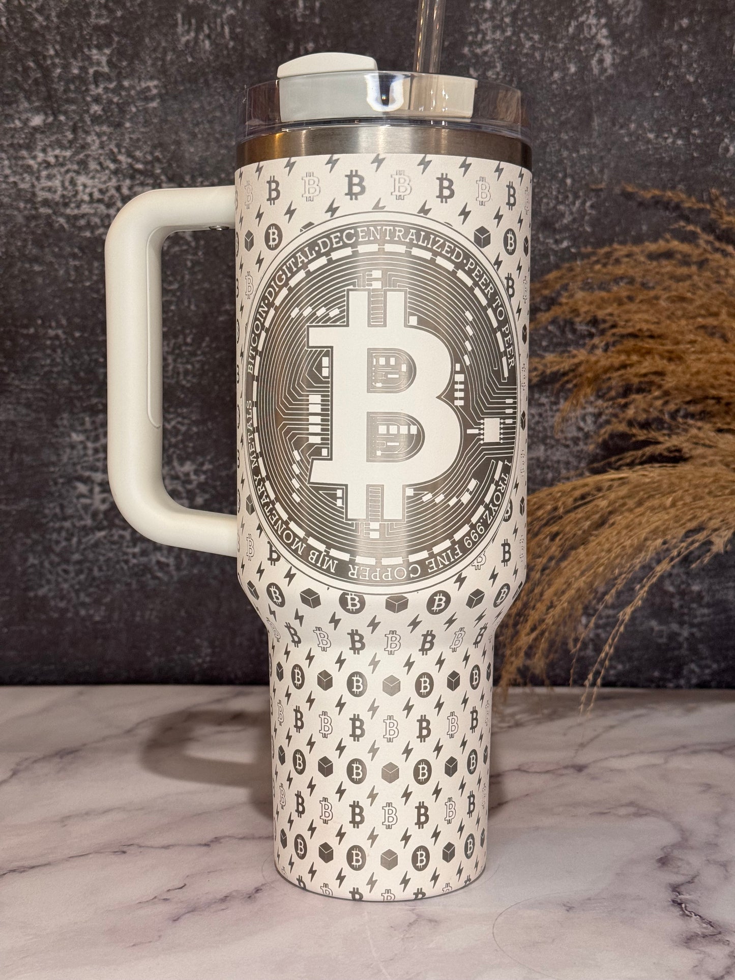 Bitcoin Stanley Adventure Quencher 40 oz tumbler