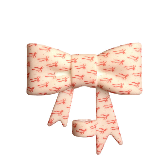 Lil Bows 3D Bow Straw Topper *Hydroprinted*