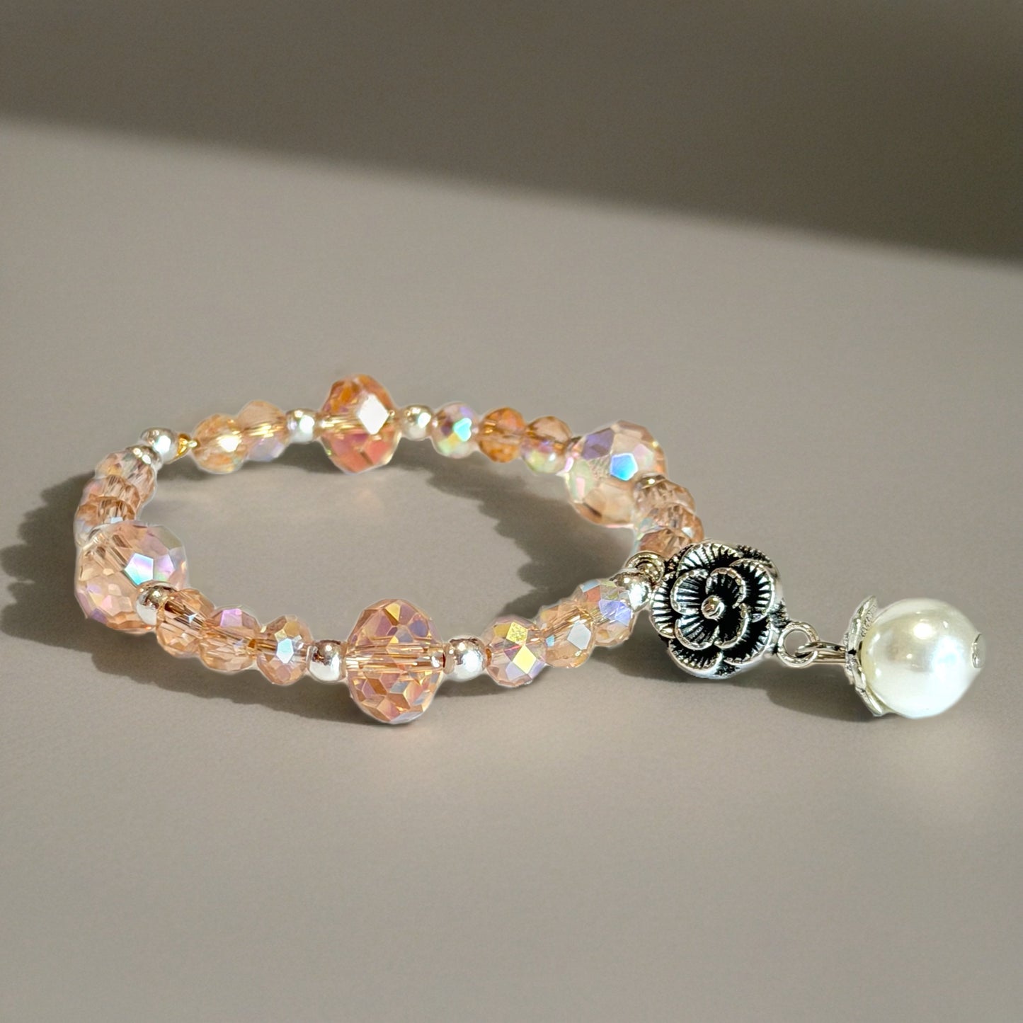 Pearl Bloom Halo Charm