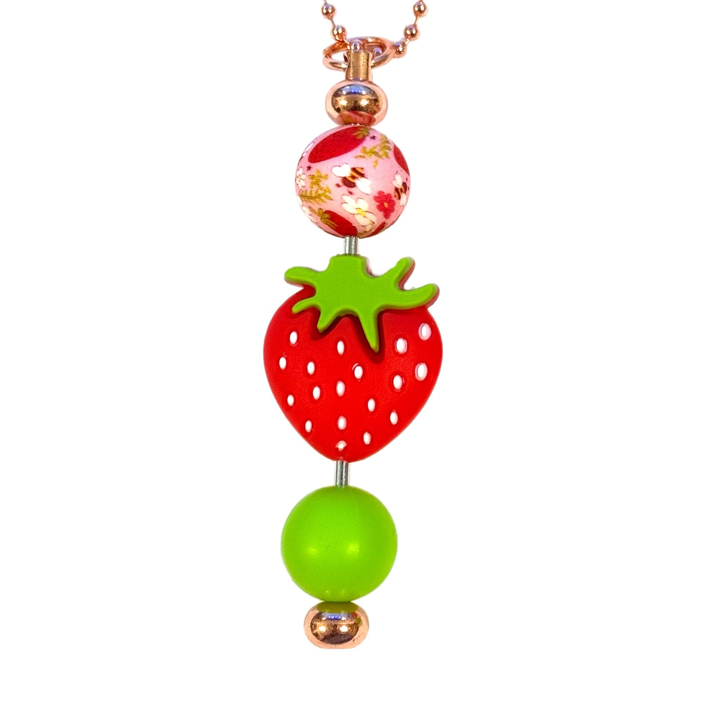 Strawberry Bar Charm - Tumbler Handle Charm