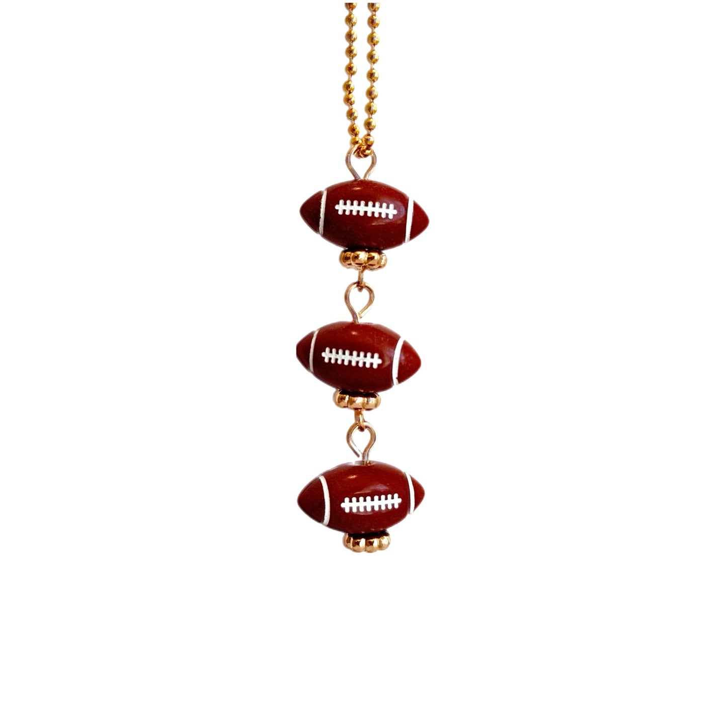 Footballs Charm - Tumbler Handle Charm