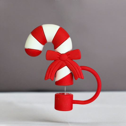 Deluxe Candy Cane Straw Topper