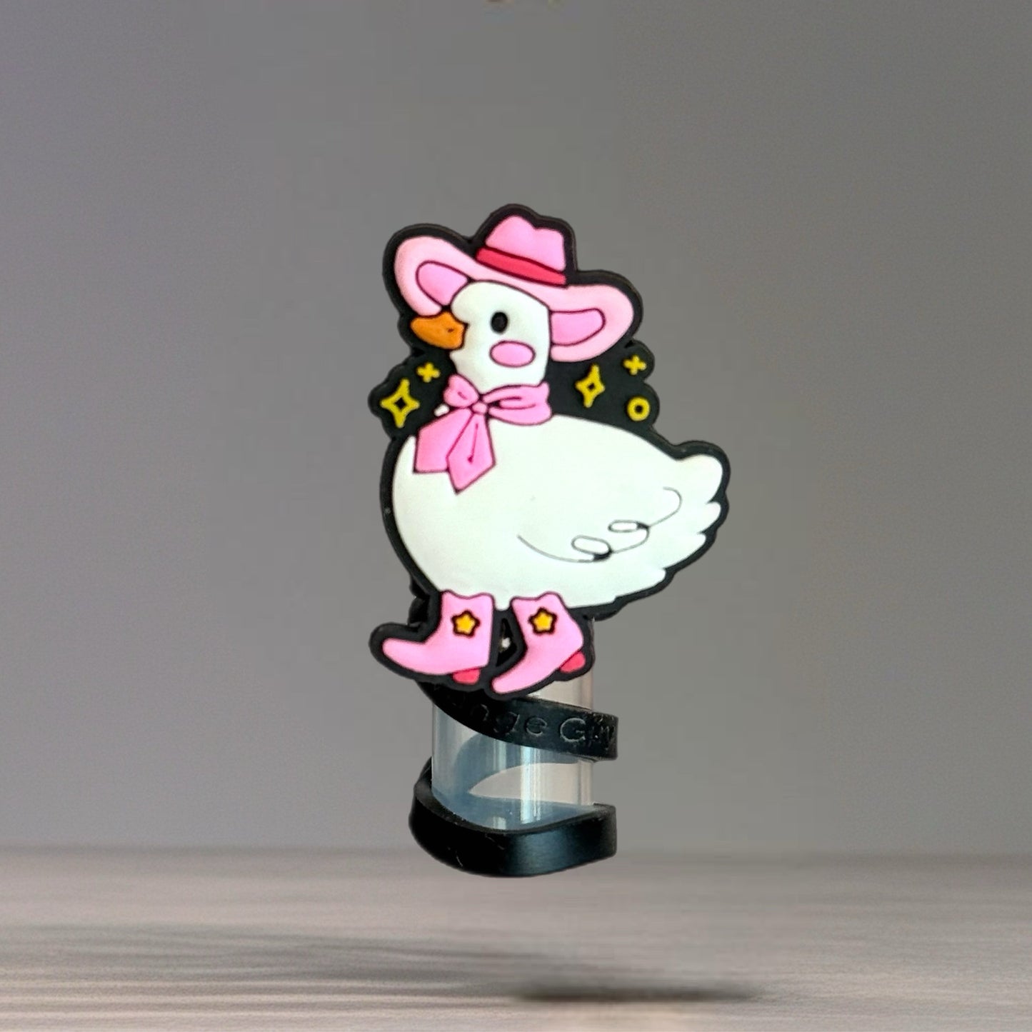 Howdy Goose Straw Topper