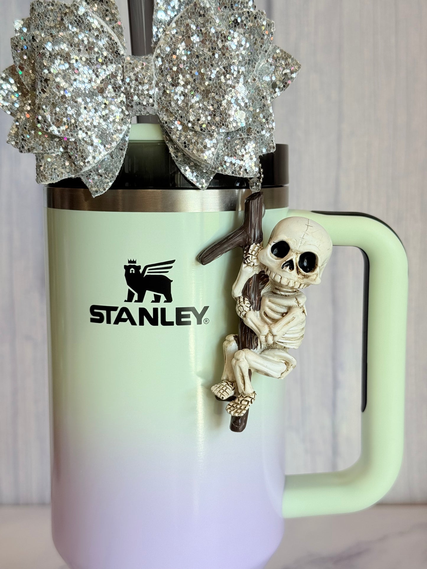 Skeleton ‘Hang On’ Charm - Tumbler Handle Charm