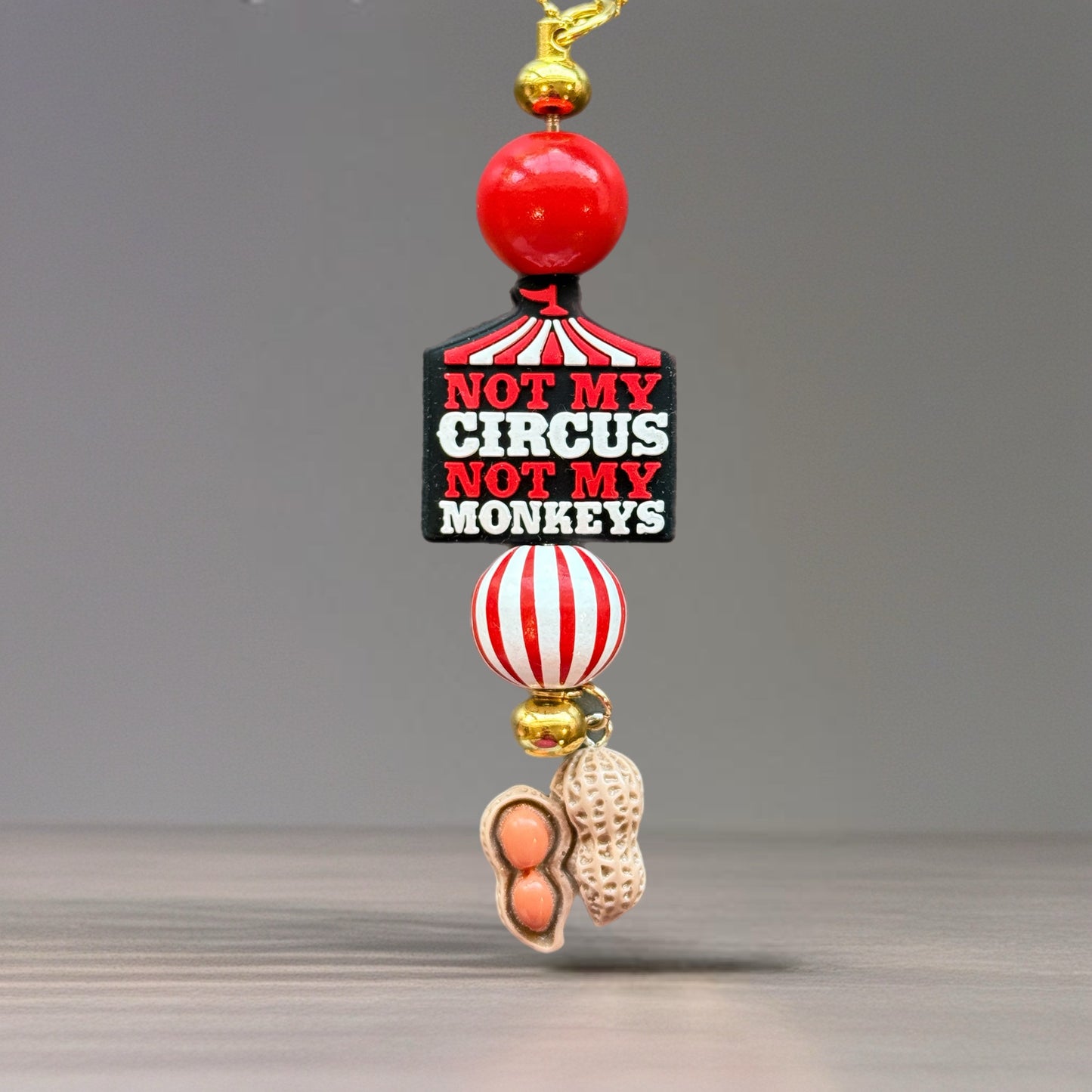 ‘Not my Circus’ Bar Charm - Tumbler Handle Charm
