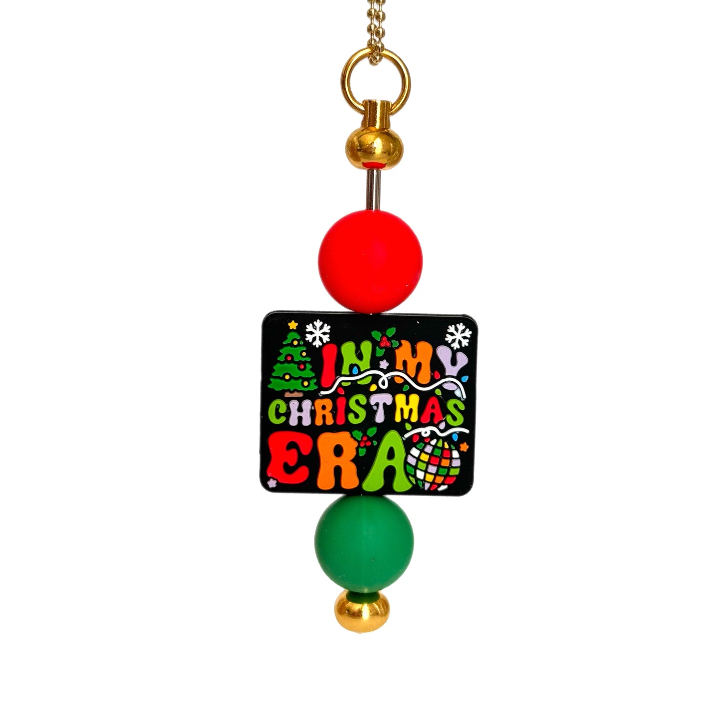 In My Christmas Era Bar Charm - Tumbler Handle Charm