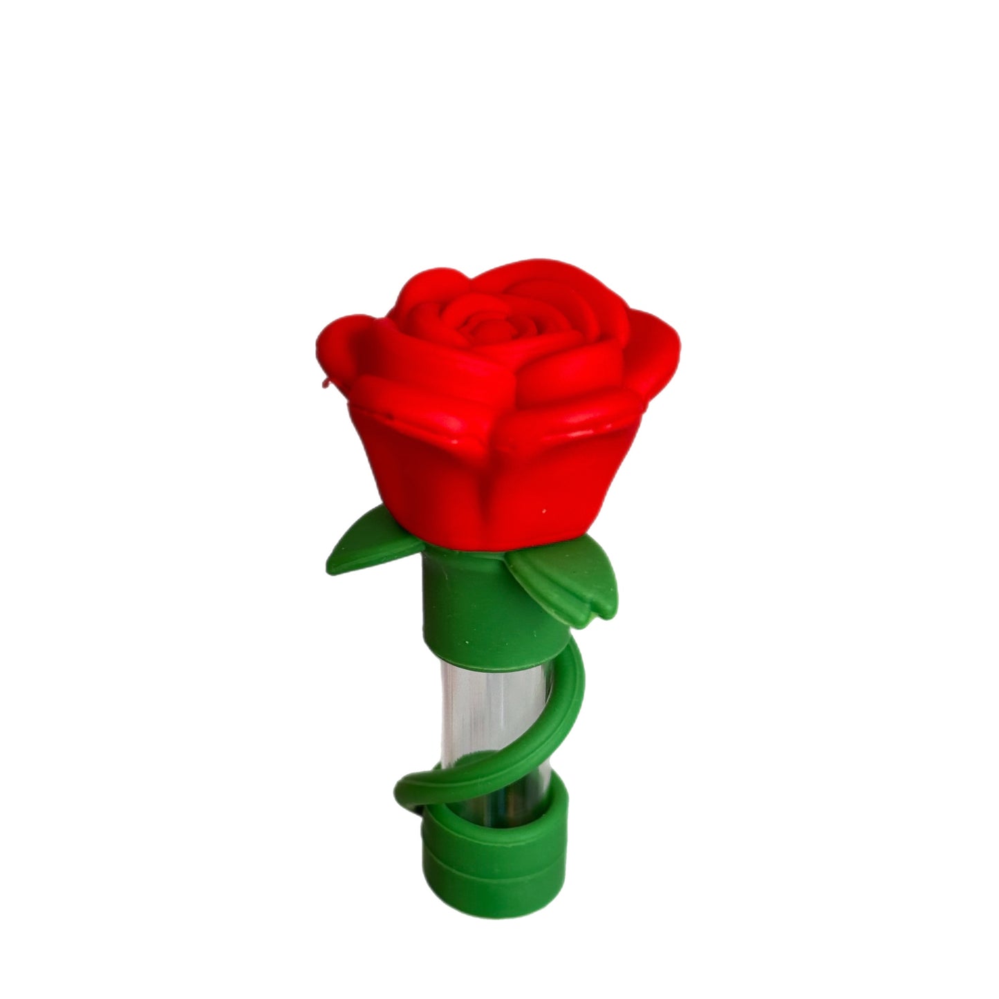 3D Rose Straw Toppers