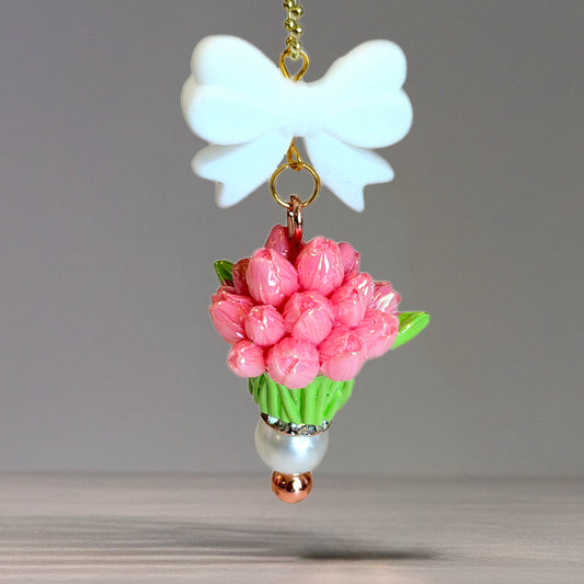 Tulip Bouquet Charm Tumbler Handle Charm