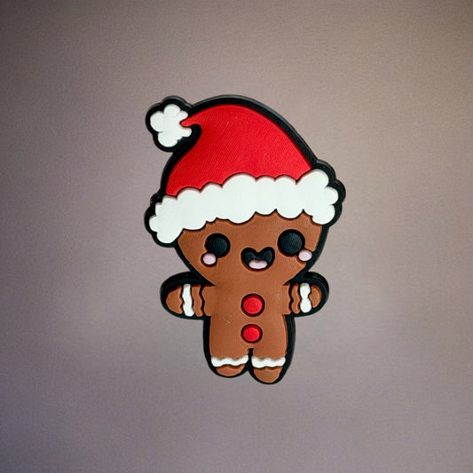 Gingerbread Silicone Tumbler Magnet