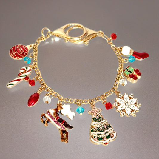 Christmas Day Deluxe Tumbler Charm Necklace