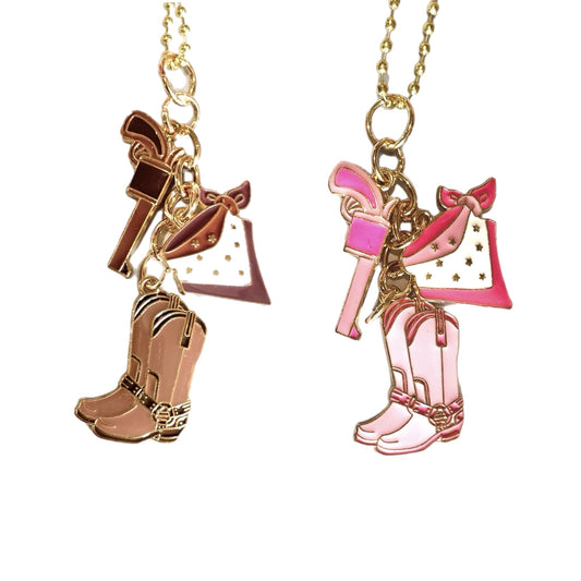 Howdy Malibu Girl Charms - Tumbler Handle Charm