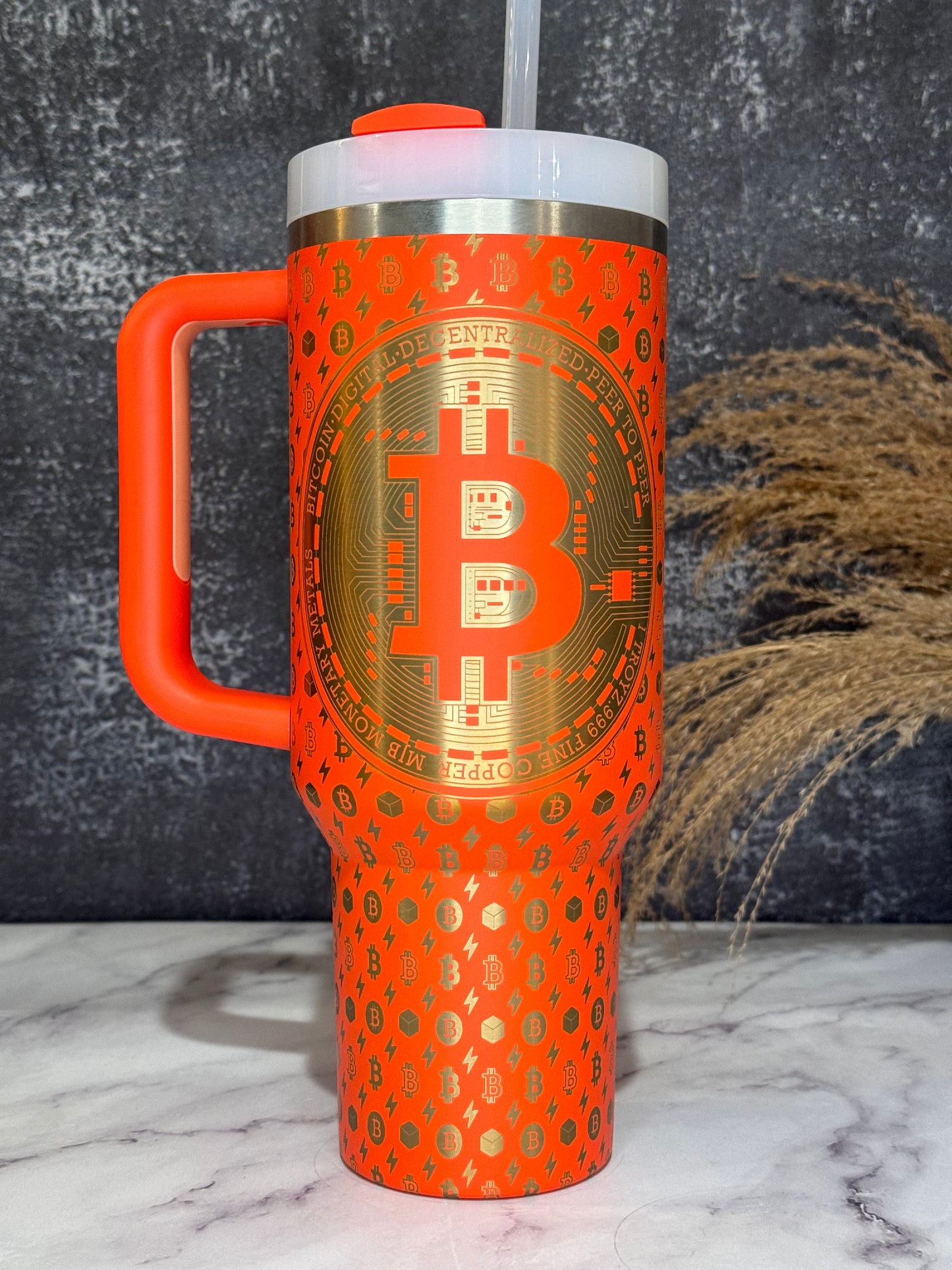 Bitcoin Stanley Adventure Quencher 40 oz tumbler