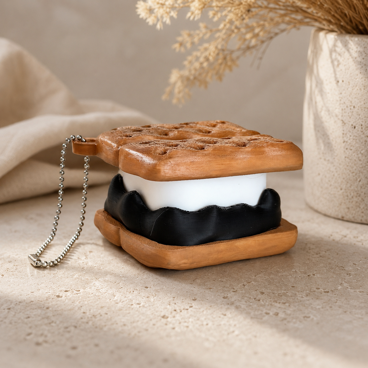 Large S’mores Clicker Charm - Tumbler Handle Charm