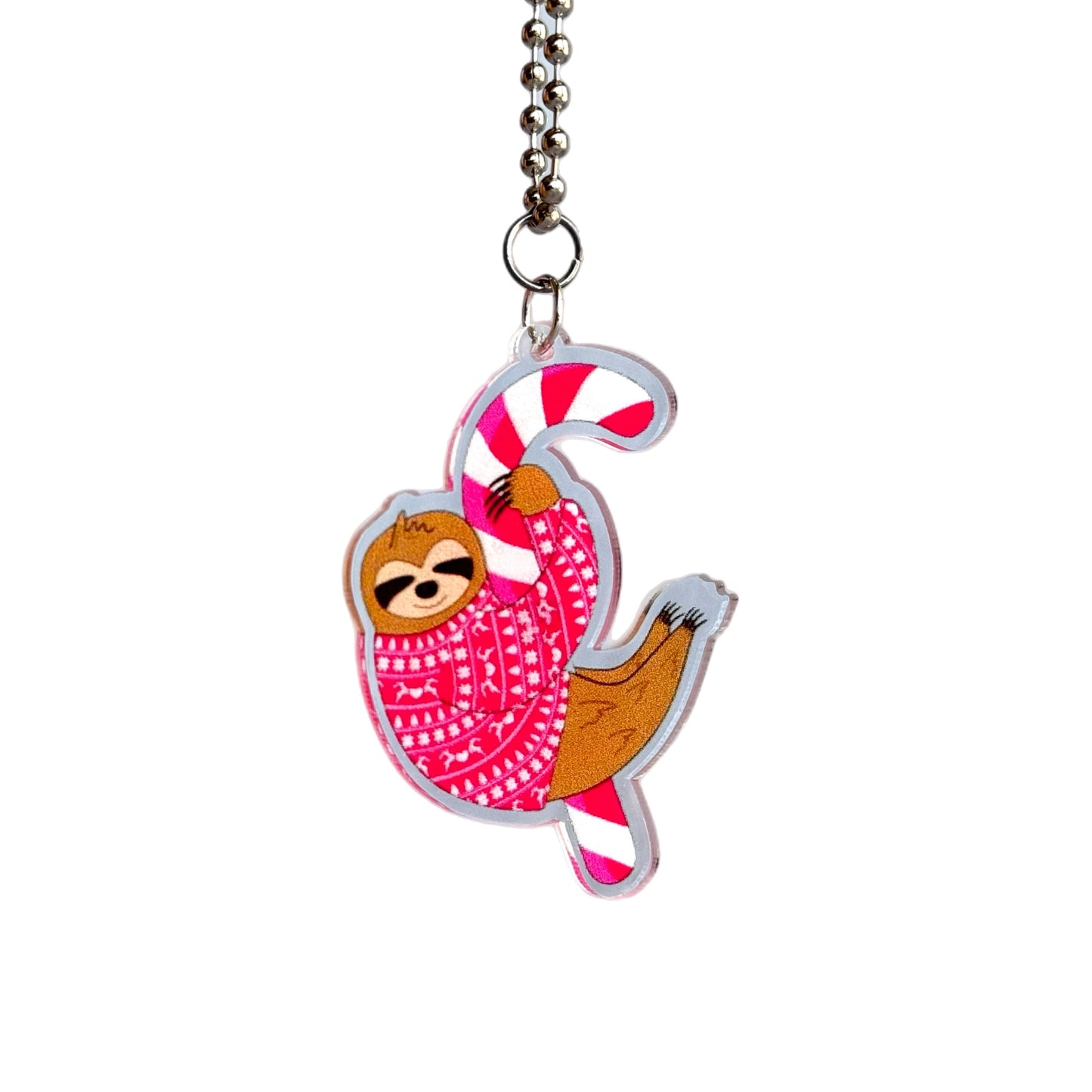 SLOTH CHRISTMAS Charms - Tumbler Handle Charm