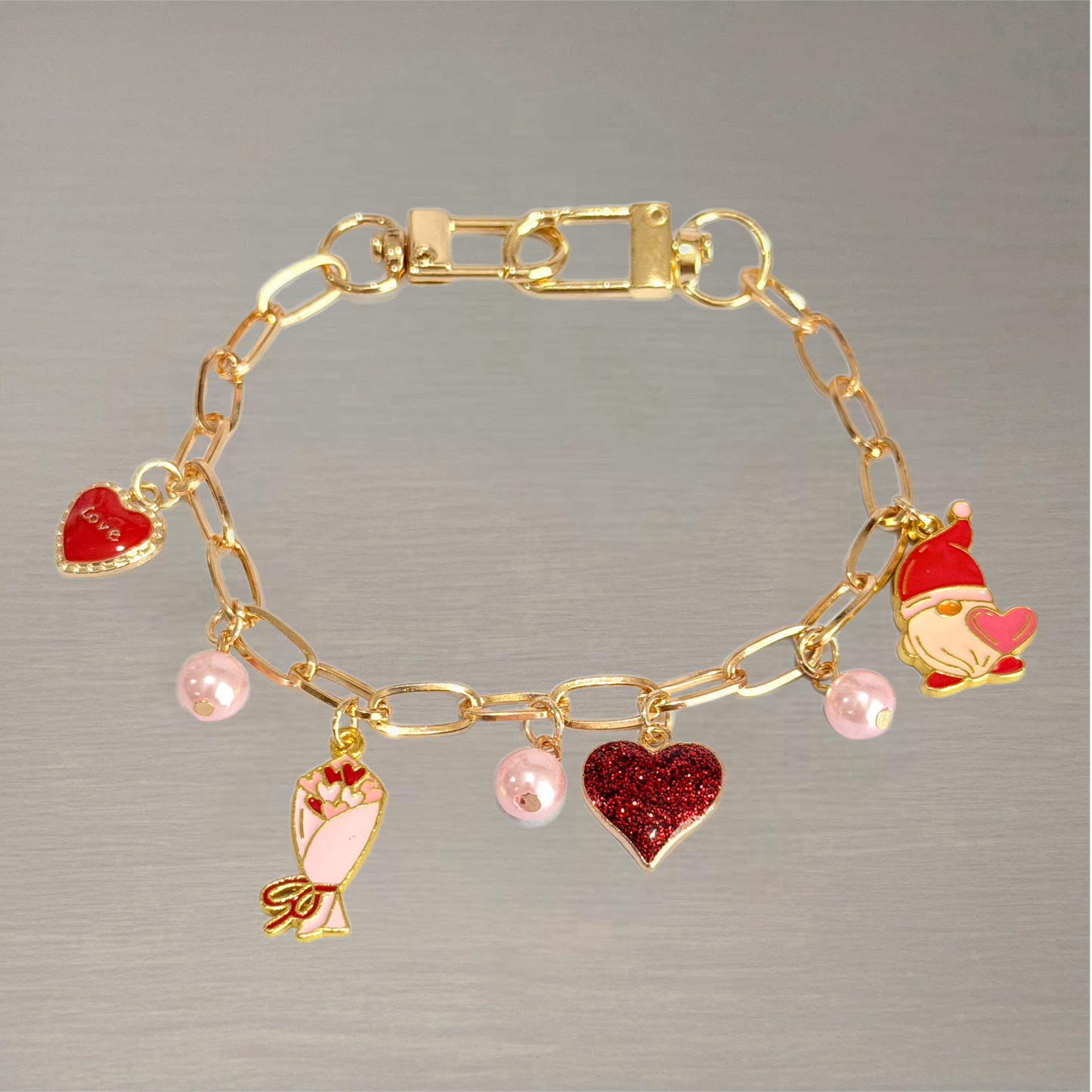 Blush Garden Deluxe Tumbler Charm Necklace