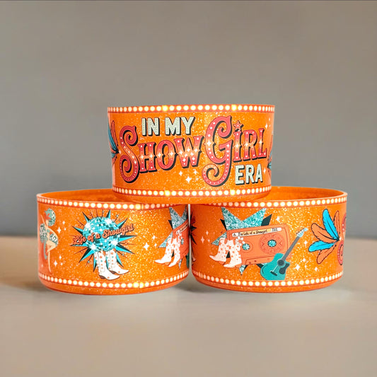 In my Showgirl Era Tumbler Boot  Swift