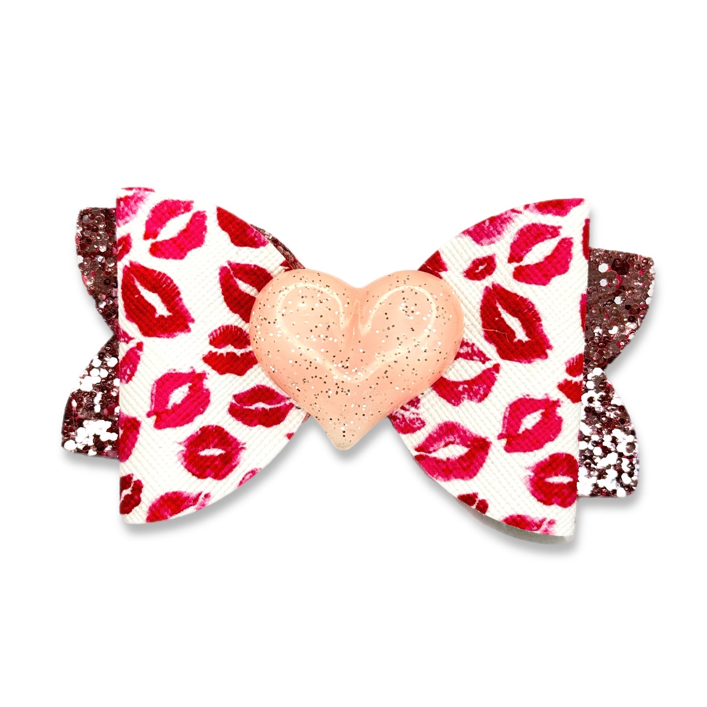 Kissy Lips Tumbler Bow