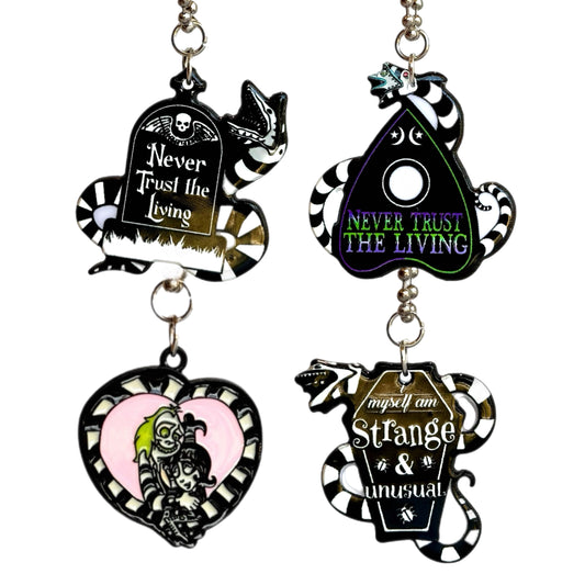 Beetlejuice Charm - Tumbler Handle Charm