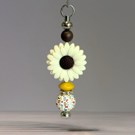 Cream Mum Bar Charm - Tumbler Handle Charm