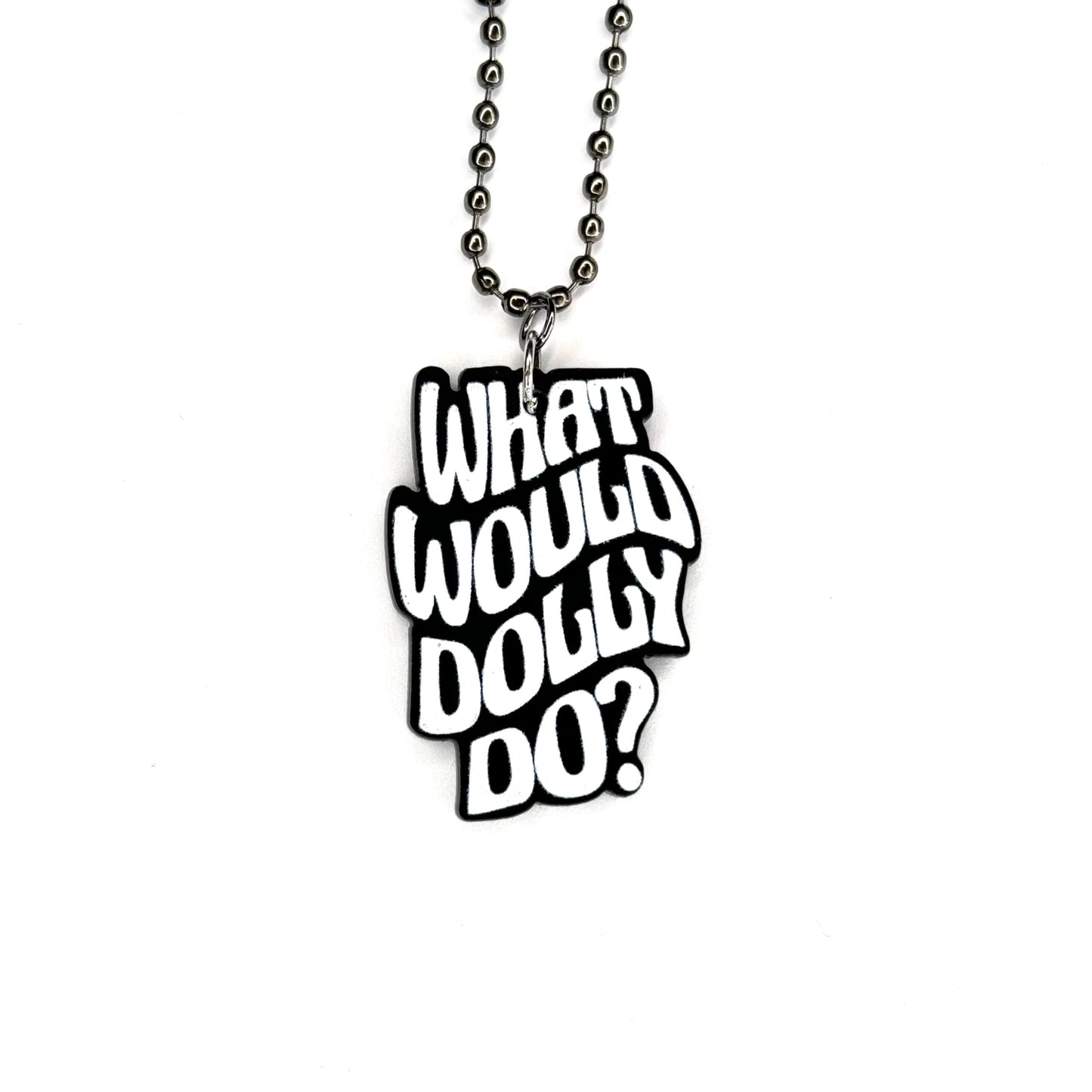 What Would Dolly Do Charm - Tumbler Handle Charm