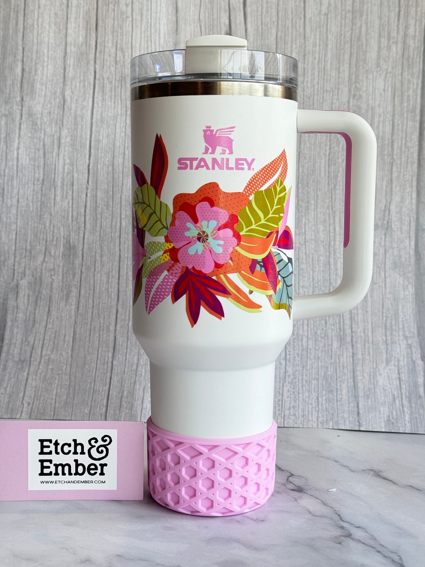 Sheryl’s Pink WAFFLE Tumbler Boot -fits 20-40oz New!