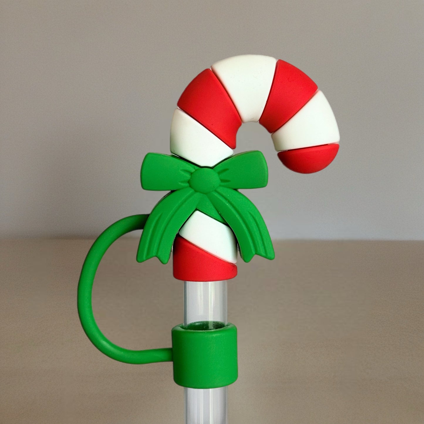 Deluxe Candy Cane Straw Topper