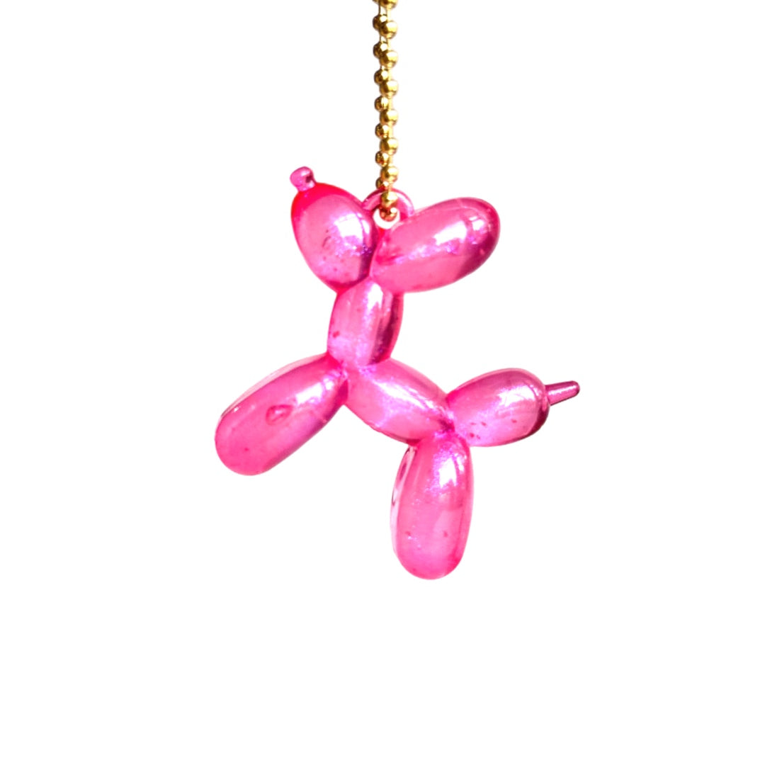 Glow in the Dark Balloon Dog Charm - Tumbler Handle Charm