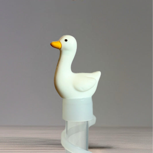 Sitting Goose Straw Topper