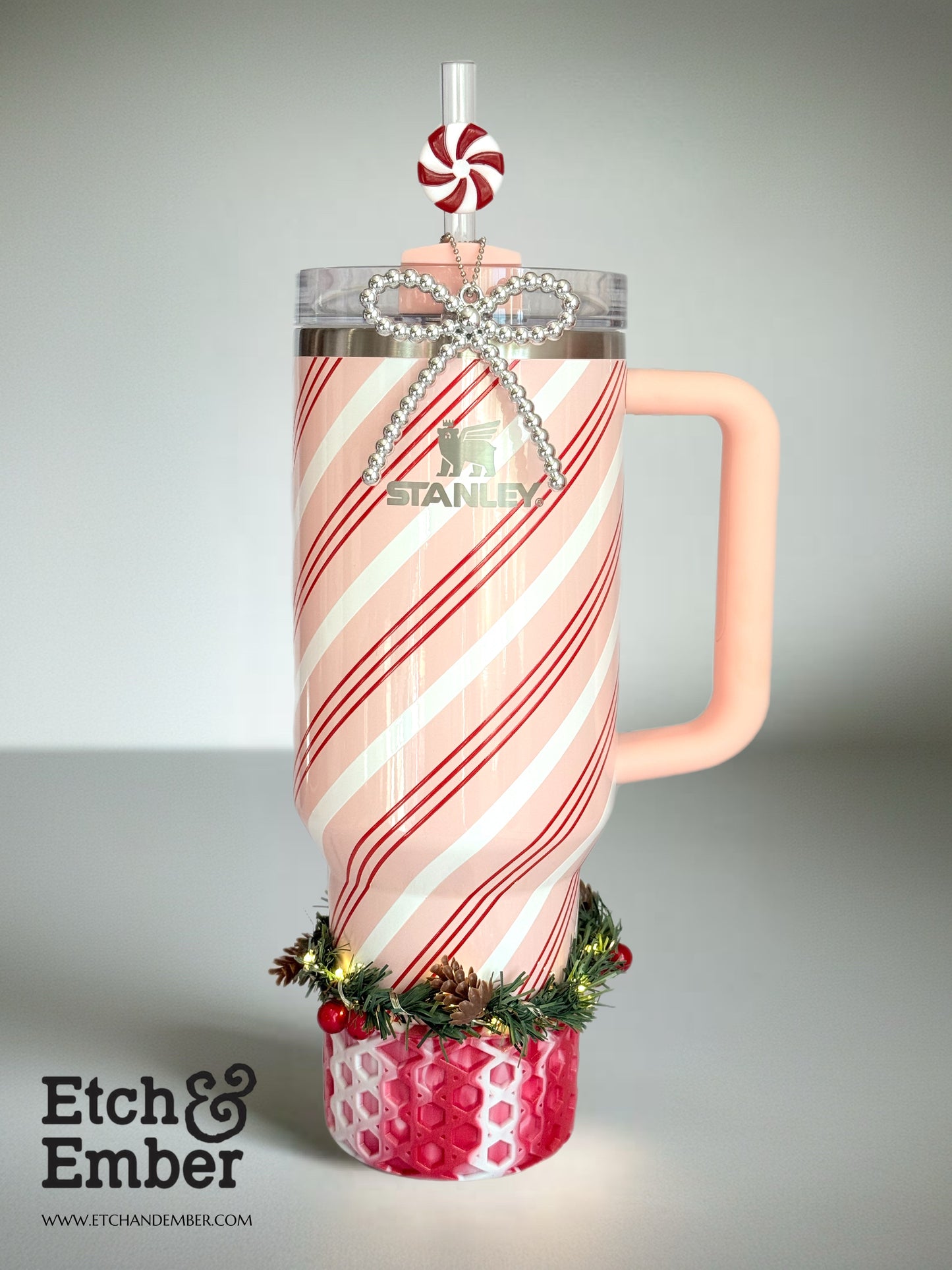 Light Up Christmas Garland Tumbler Bracelet