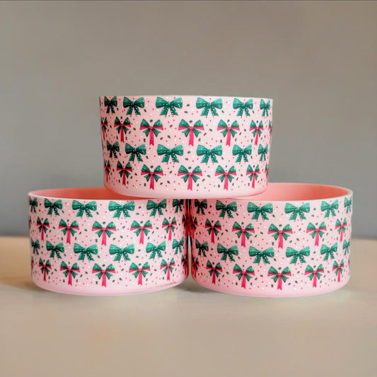 Snowy Bows Tumbler Boot