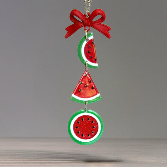 Coquette Watermelon Charm - Tumbler Handle Charm