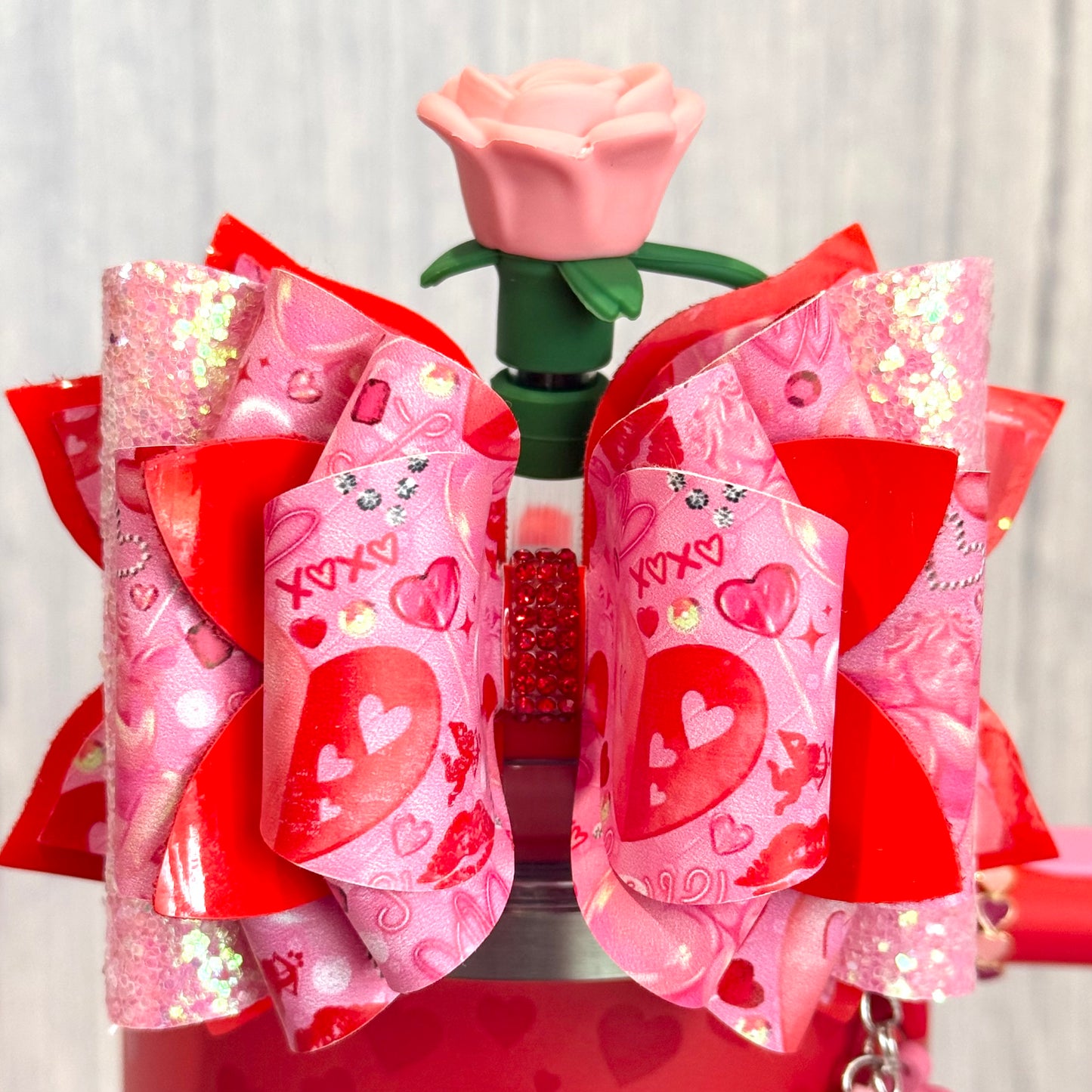 XOXO Love Deluxe Tumbler Bow