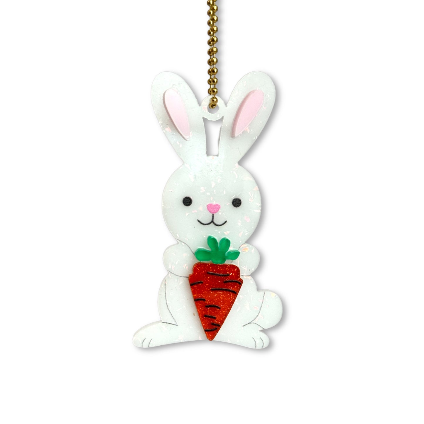 Bunny & Carrot Charm - Tumbler Handle Charm