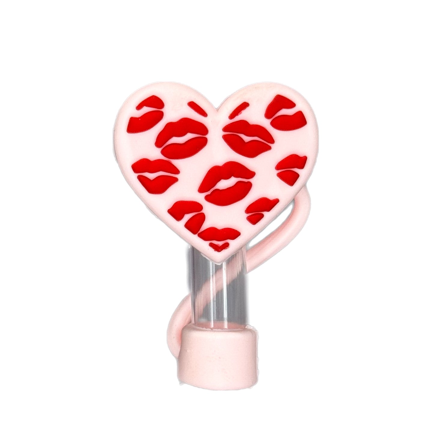 Kissy Lips 3D Straw Topper