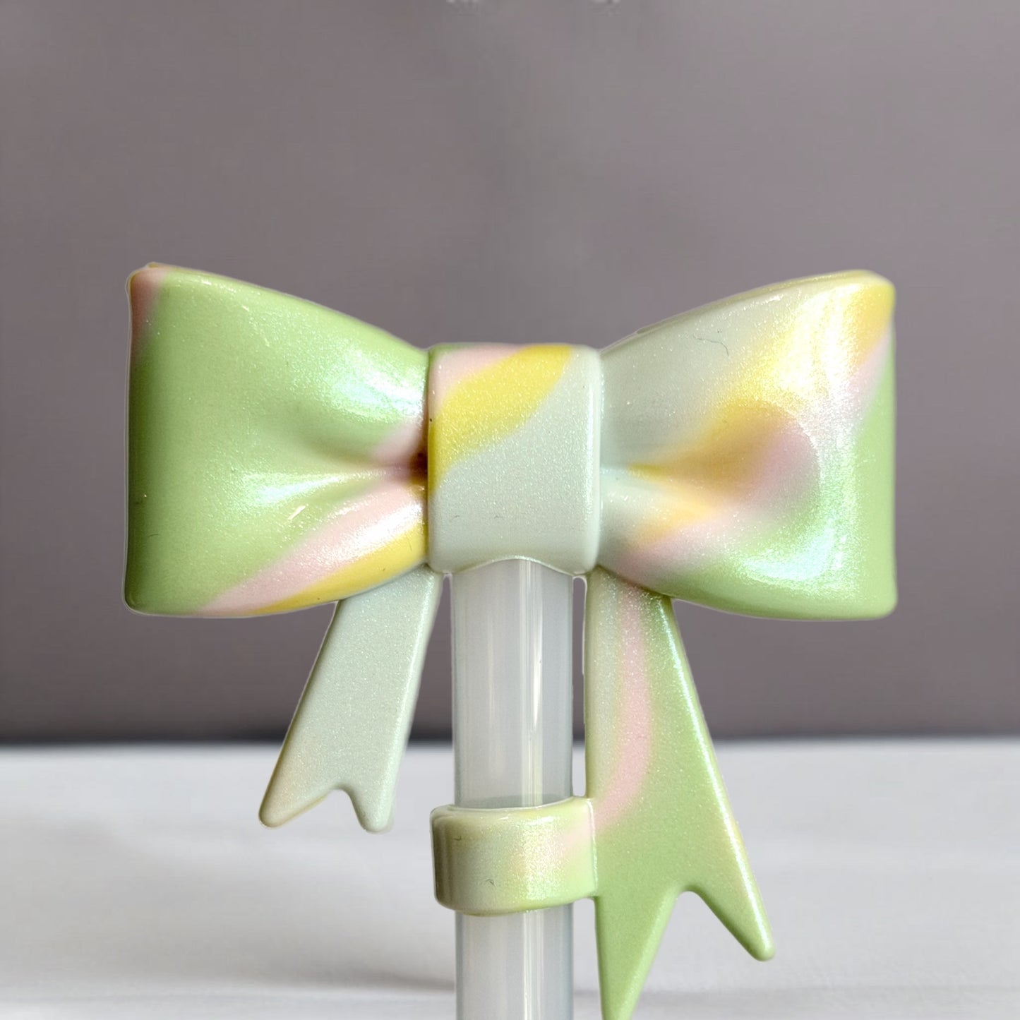 Spring Blossom 3D Bow Straw Top