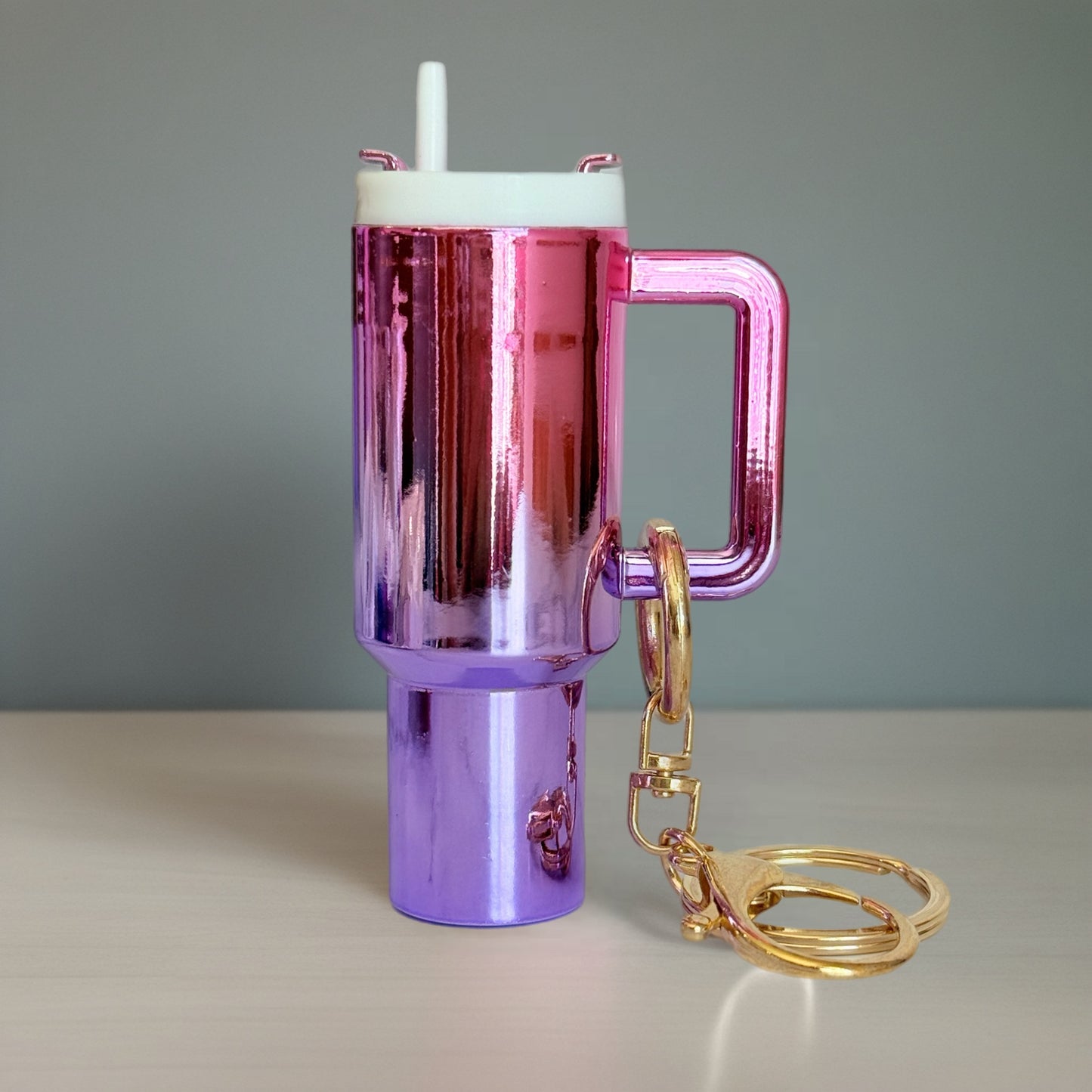 Mini Tumbler Keychain Charm