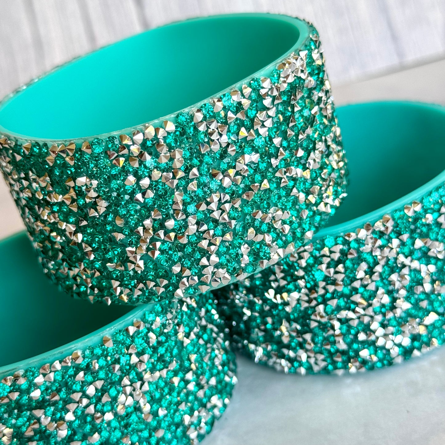 SEAFOAM DRUZY BLING Tumbler Boot -fits 20-40oz New!