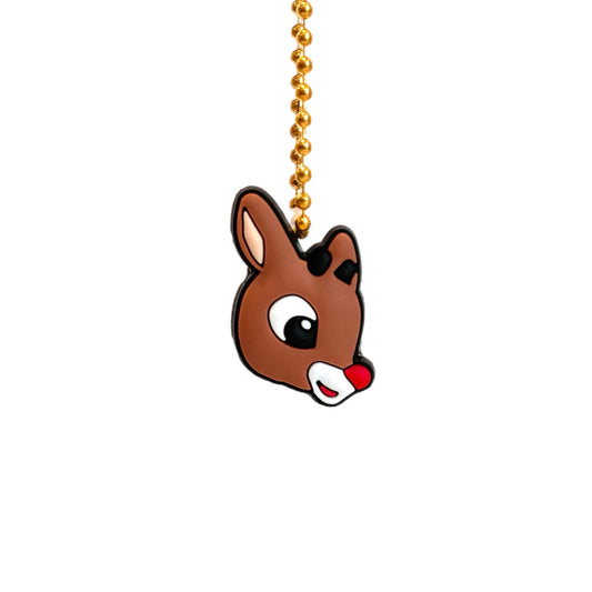 Rudolph Charm - Tumbler Handle Charm